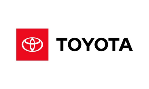 a-toyota-logo-on-a-white-background