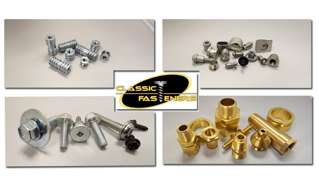collection of nuts and bolts from Classic Fasteners