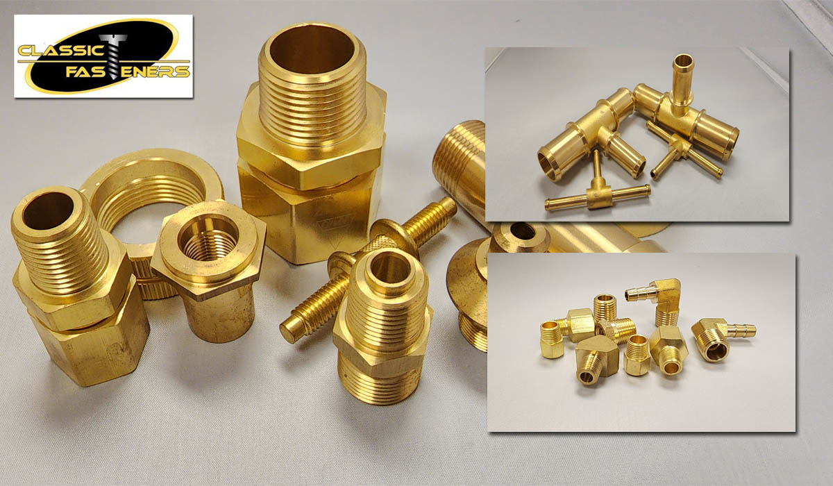 brass bolts and nuts from Classic Fasteners