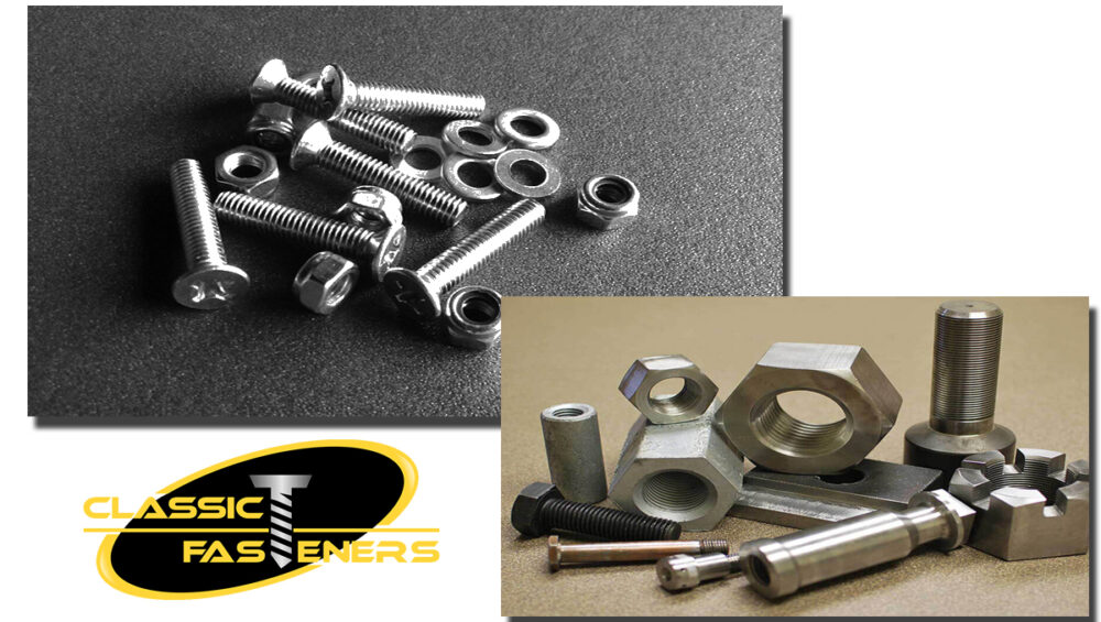 Steel inserts and Hastelloy fasteners for plastic assemblies.